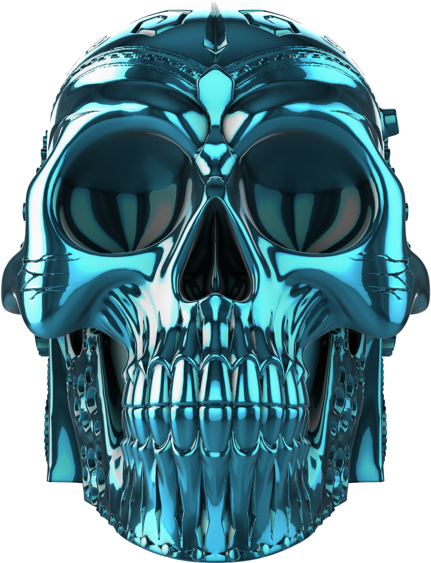 Digital Creative Works - Skull Desk Organiser - Time Machine - Prop/Decoration