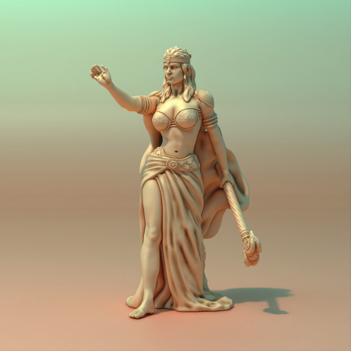 Medusa Miniatures - Titan Princess - DnD/TTRPG/Roleplaying/Wargamesature