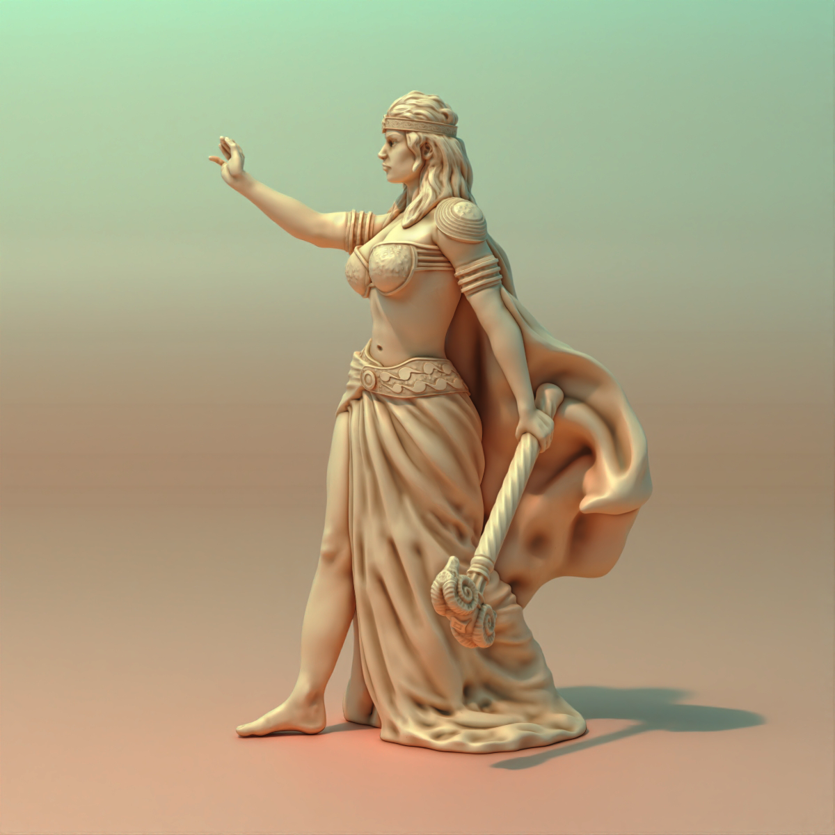 Medusa Miniatures - Titan Princess - DnD/TTRPG/Roleplaying/Wargamesature