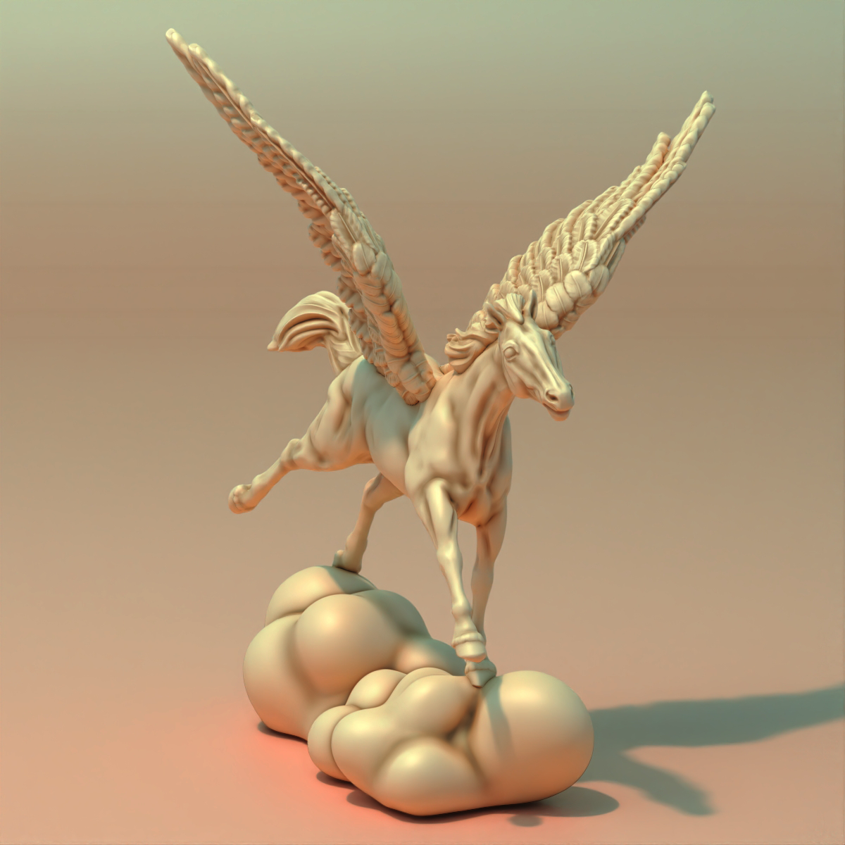 Medusa Miniatures - Pegasus #2 - DnD/TTRPG/Roleplaying/Wargamesature