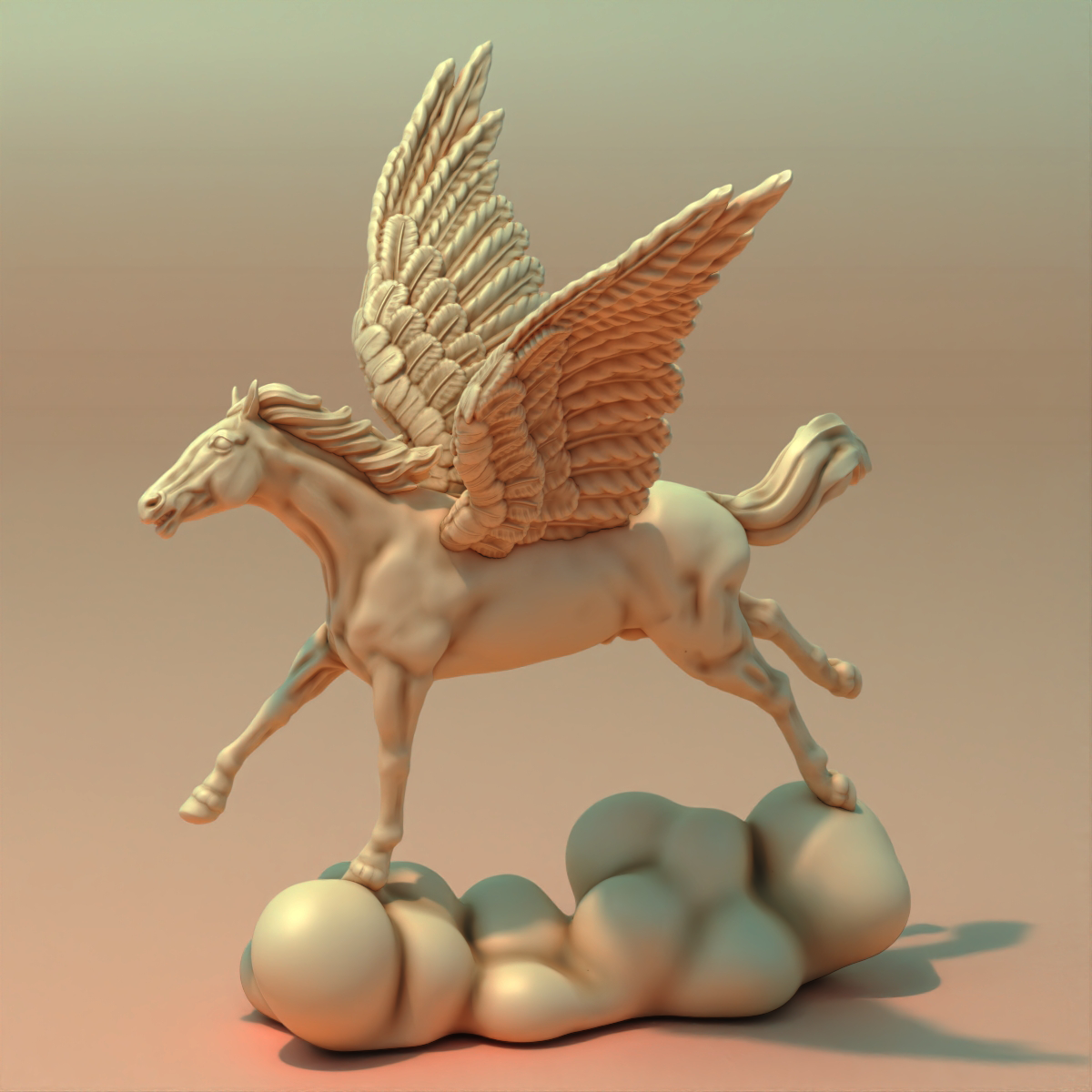 Medusa Miniatures - Pegasus #2 - DnD/TTRPG/Roleplaying/Wargamesature