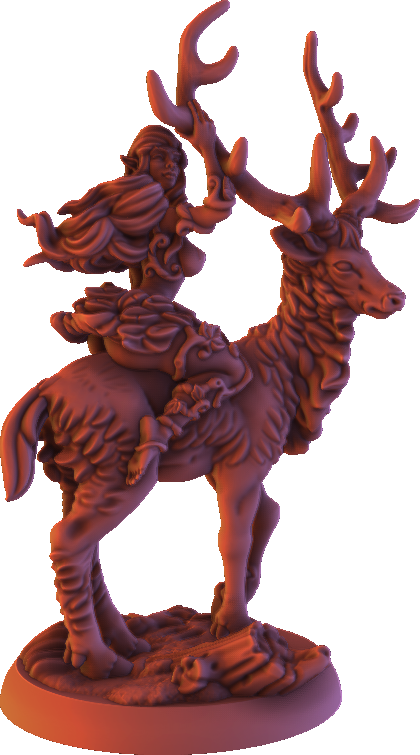 Gaia Miniatures - Elven Forest - Eirenya - 75mm Pin Up/Figure/Model/Diorama