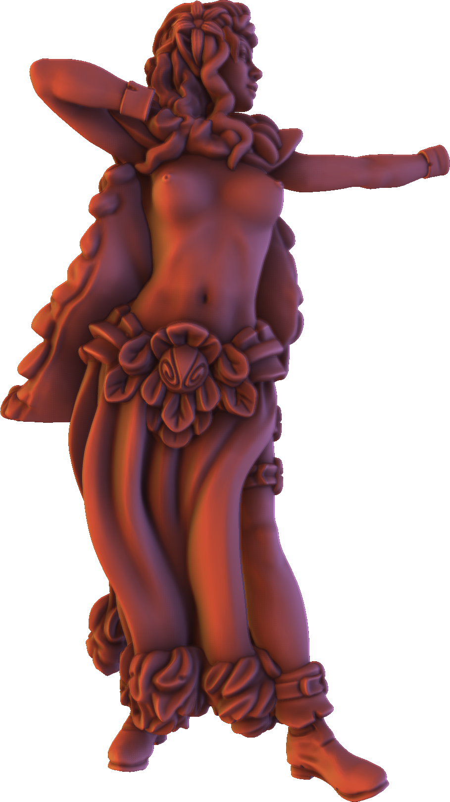 Gaia Miniatures - Elven Forest - Elysara - 75mm Pin Up/Figure/Model/Diorama