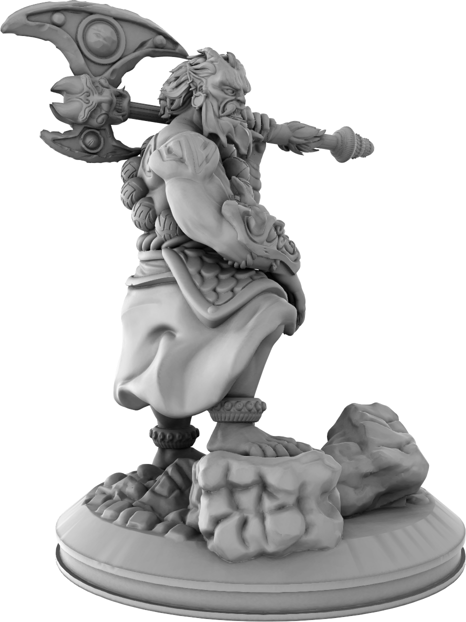 Mojibake - Fantasy Realms - Demon Twins - DnD/TTRPG Figure/Miniature - Helios3DPrinting