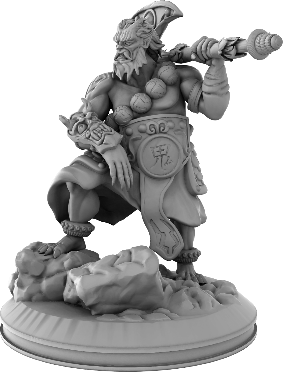 Mojibake - Fantasy Realms - Demon Twins - DnD/TTRPG Figure/Miniature - Helios3DPrinting