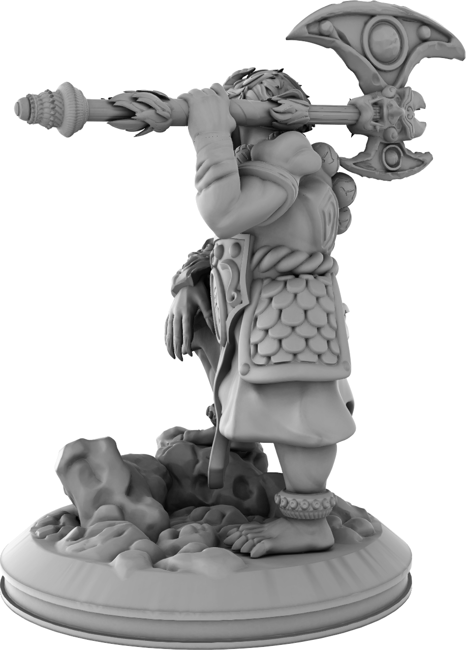 Mojibake - Fantasy Realms - Demon Twins - DnD/TTRPG Figure/Miniature - Helios3DPrinting