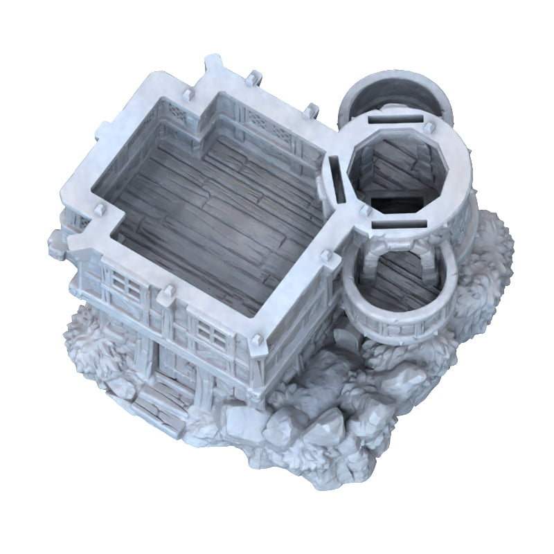 Solo Minatures #3 - Medieval House Dice Tower - DnD/TTRPG/Roleplaying/Wargames