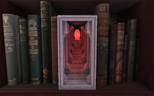 Crosslances - Book Nook/Shelf Insert - Dungeon Trap