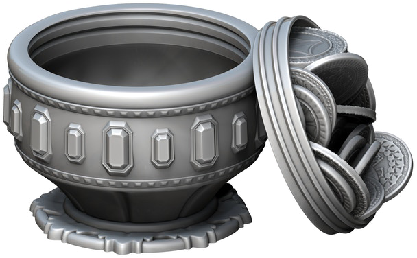 Ars Moriendi - Mythic Dice Box - Treasure - DnD/TTRPG/Roleplaying/Wargames - Helios3DPrinting