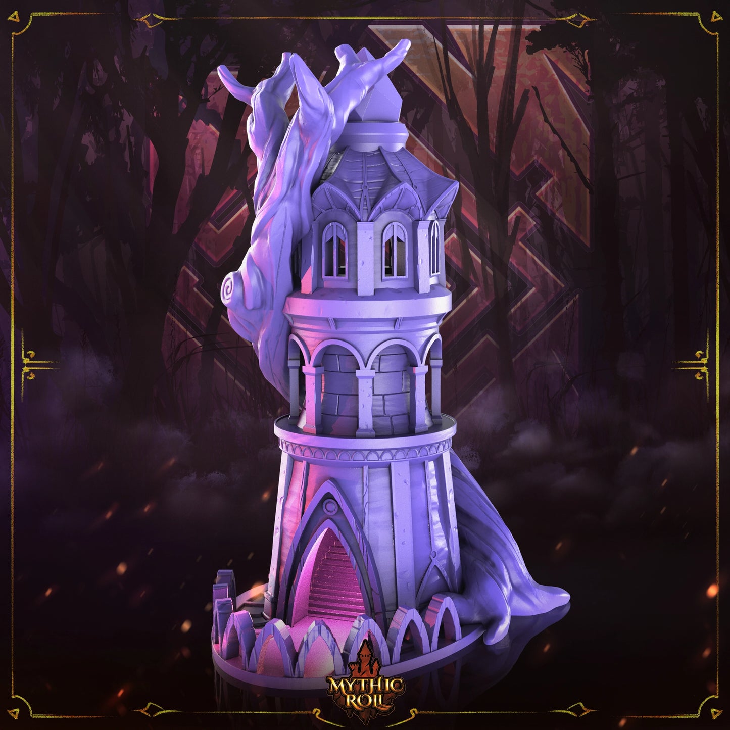 Mythic Roll - Dice Tower - Tree of Life - DnD/Pathfinder/TTRPG