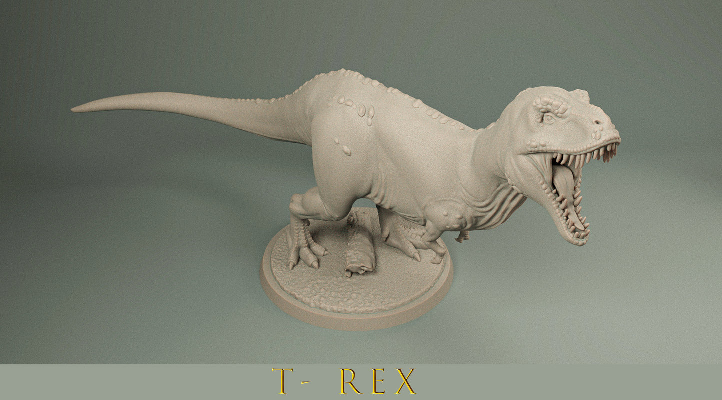 Dinoworld - Kingdoms - T-Rex  - DnD/Tabletop/TTRPG Figure Miniature