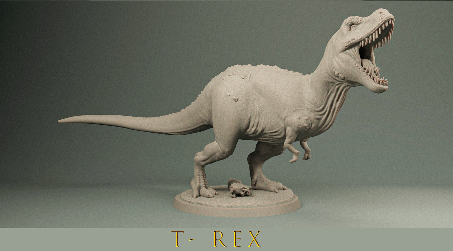 Dinoworld - Kingdoms - T-Rex  - DnD/Tabletop/TTRPG Figure Miniature