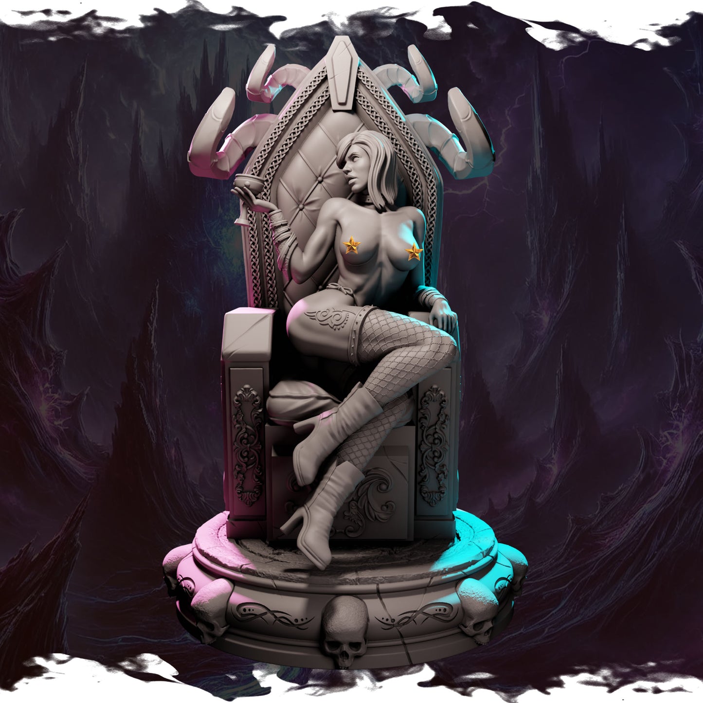 Gilmore Studio - Ladies of Chaos #3 - Tzelara - 75mm Pin Up/Figure/Model/Diorama