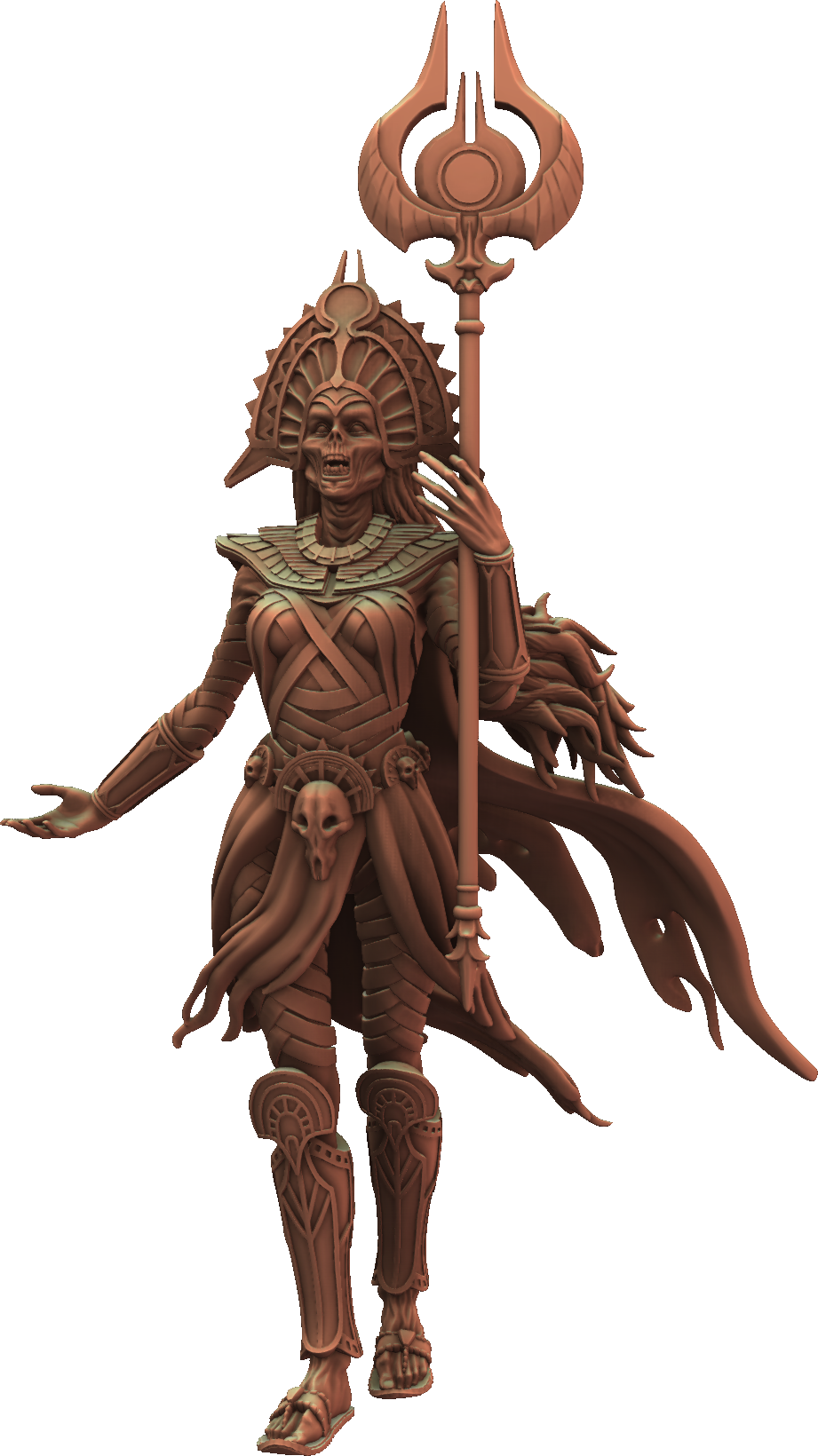 Jugglers Miniatures - Egyptians - Mummy Queen #2 - 75mm Pin Up/Figure/Model/Diorama