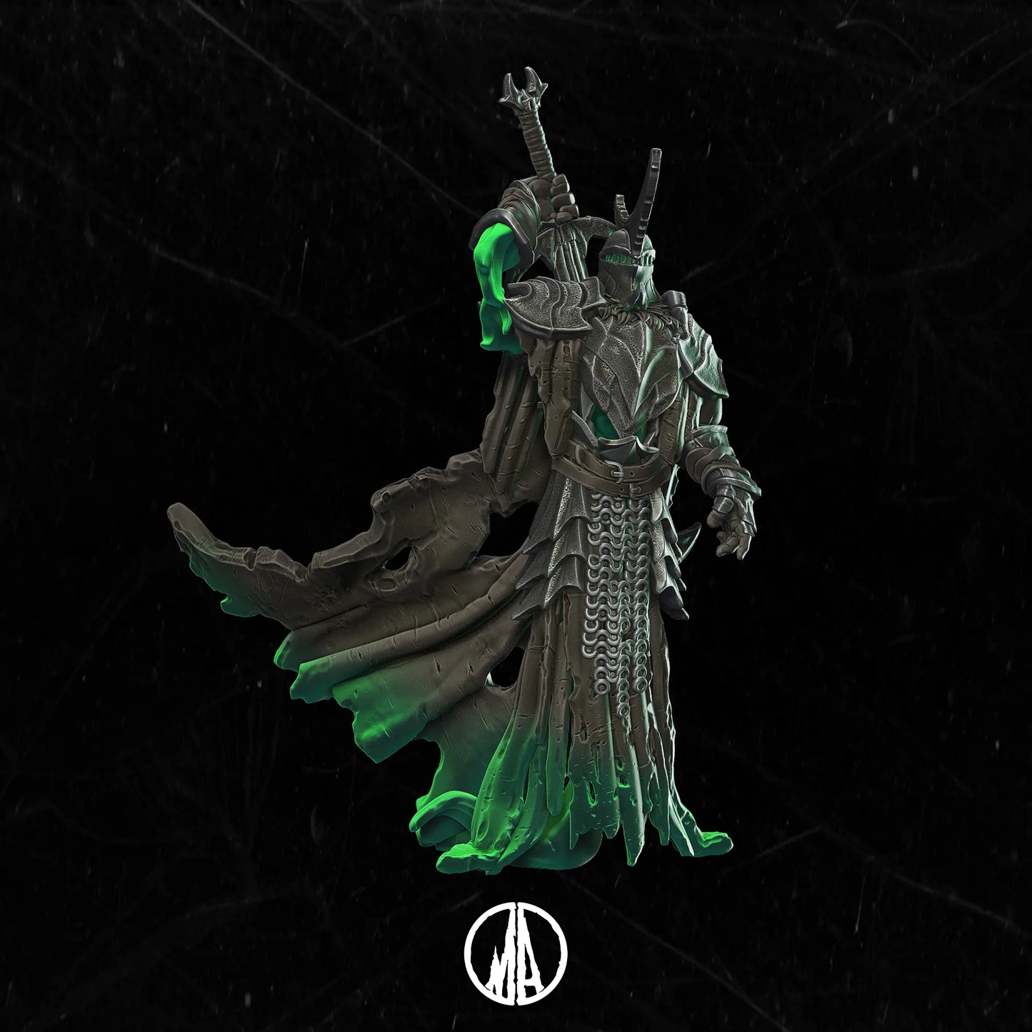 Monolith Arts - Lost Souls II - Unholy Crusader - DnD/TTRPG Figure/Miniature