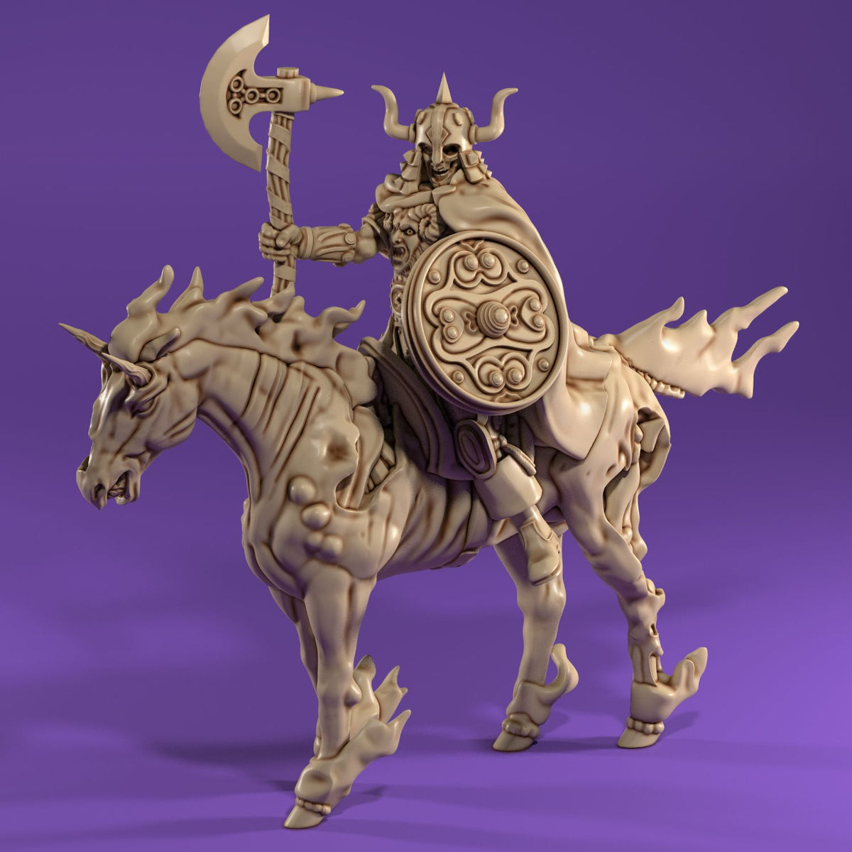 Medusa Miniatures - Nightmare Rider #2 - DnD/TTRPG/Roleplaying/Wargames