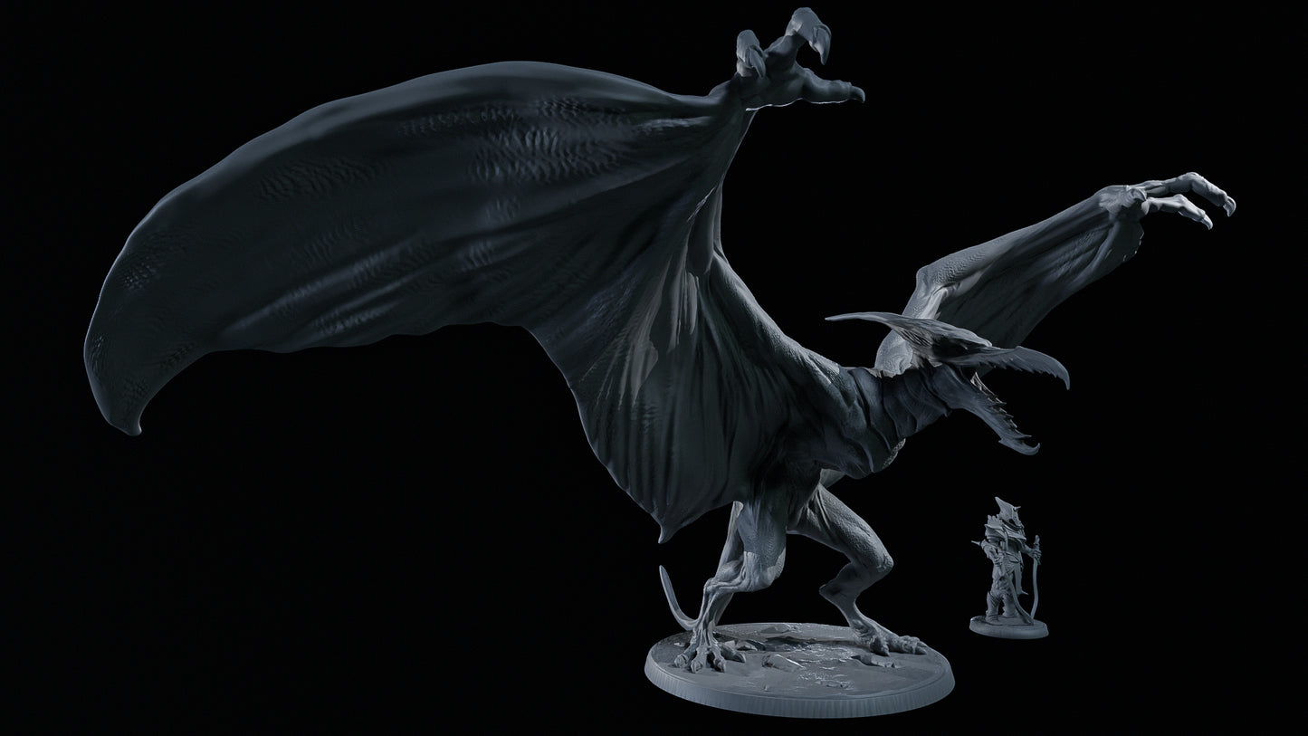 Dinoworld - Kingdoms #3 - Kaiju Pterosauria - DnD/Pathfinder/TTRPG Figure