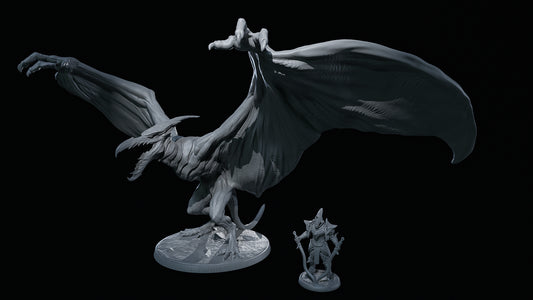 Dinoworld - Kingdoms #3 - Kaiju Pterosauria - DnD/Pathfinder/TTRPG Figure
