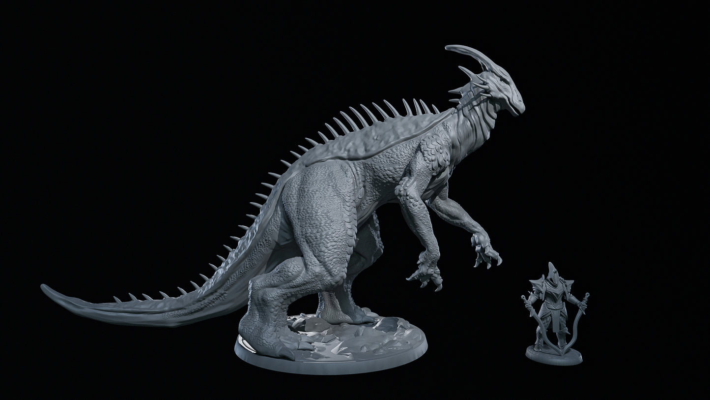 Dinoworld - Kingdoms #3 - Ornithipoda Kaiju - DnD/Pathfinder/TTRPG Figure