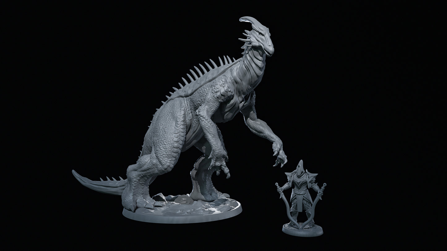Dinoworld - Kingdoms #3 - Ornithipoda Kaiju - DnD/Pathfinder/TTRPG Figure