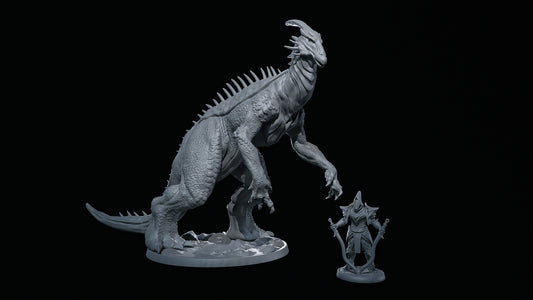 Dinoworld - Kingdoms #3 - Ornithipoda Kaiju - DnD/Pathfinder/TTRPG Figure