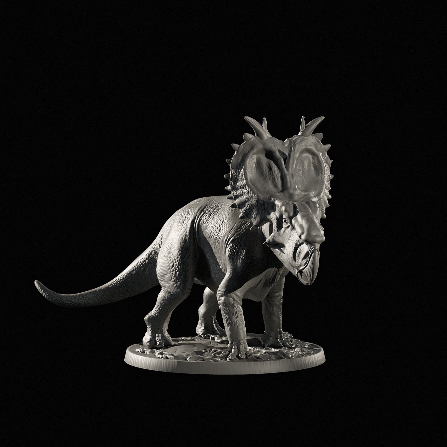 Dinoworld - Kingdoms #4 - Pachyrhinosaurus - DnD/Pathfinder/TTRPG Figure