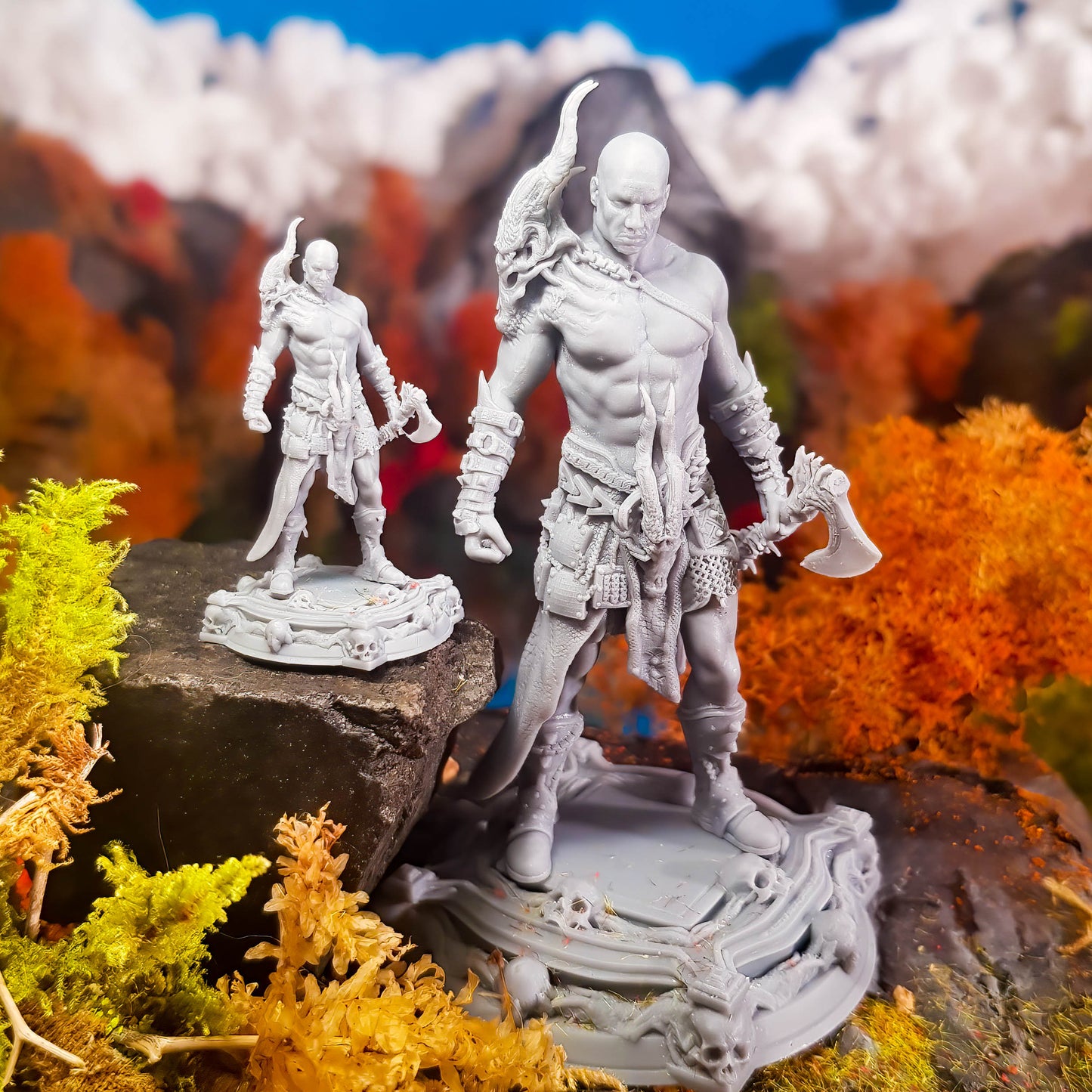 Printomancer - Dragon Warrior - 32/75mm Pin Up/Figure/Model/Diorama