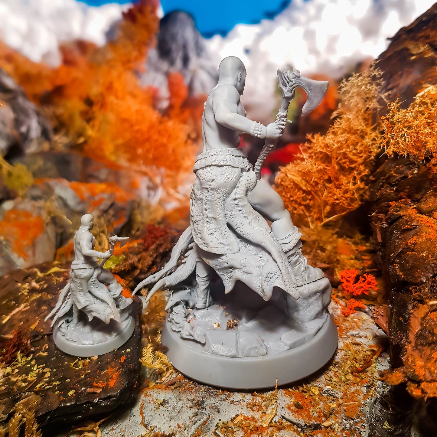 Printomancer - Boneflesh Warrior - 32/75mm Pin Up/Figure/Model/Diorama