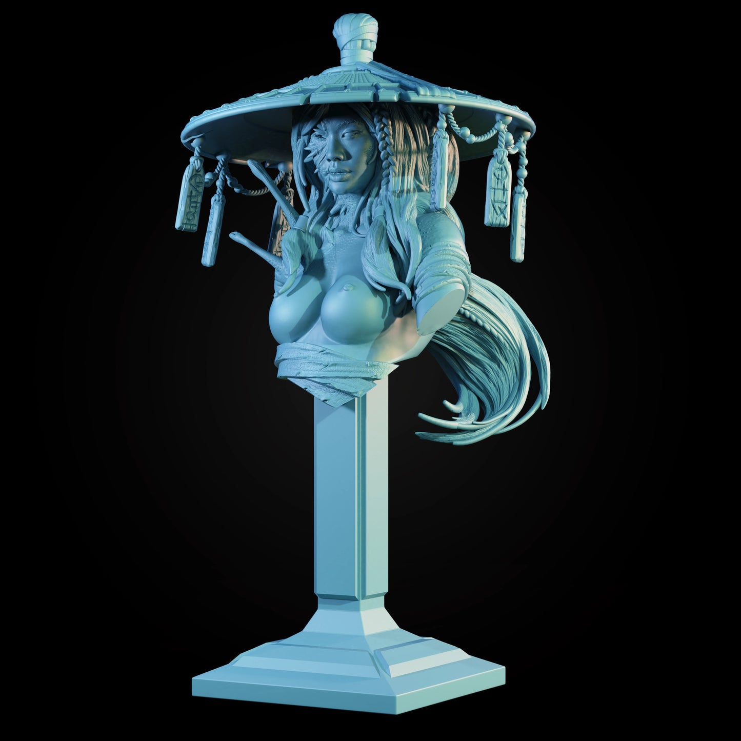 Z Kino - Corrupted Geisha 150mm Bust - Pin Up/Figure/Model/Diorama