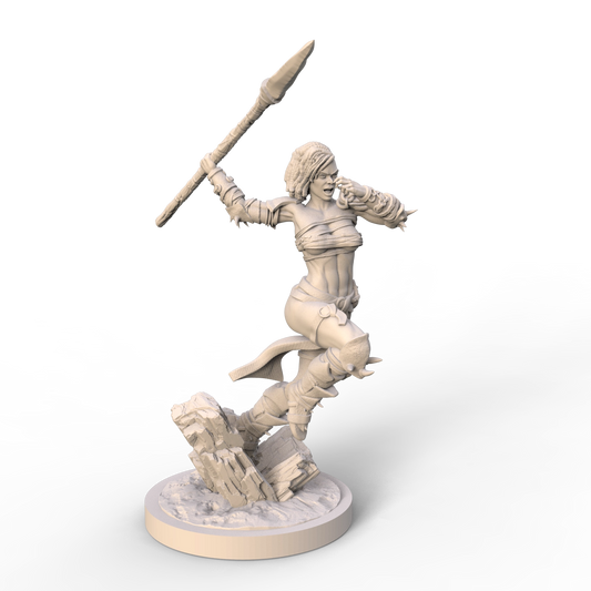Ravi - Fantsy Girls #3 -  Drakara, Spear Maiden - 75/180mm Pin Up/Figure/Model/Diorama