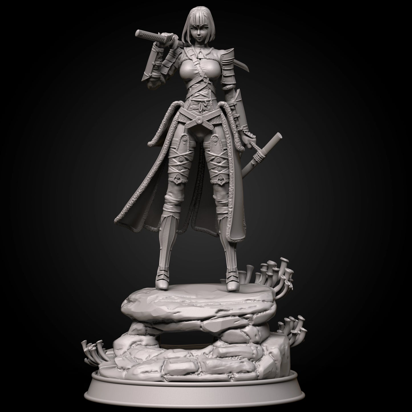 Z Kino - Samurai - 75mm Pin Up/Figure/Model/Diorama
