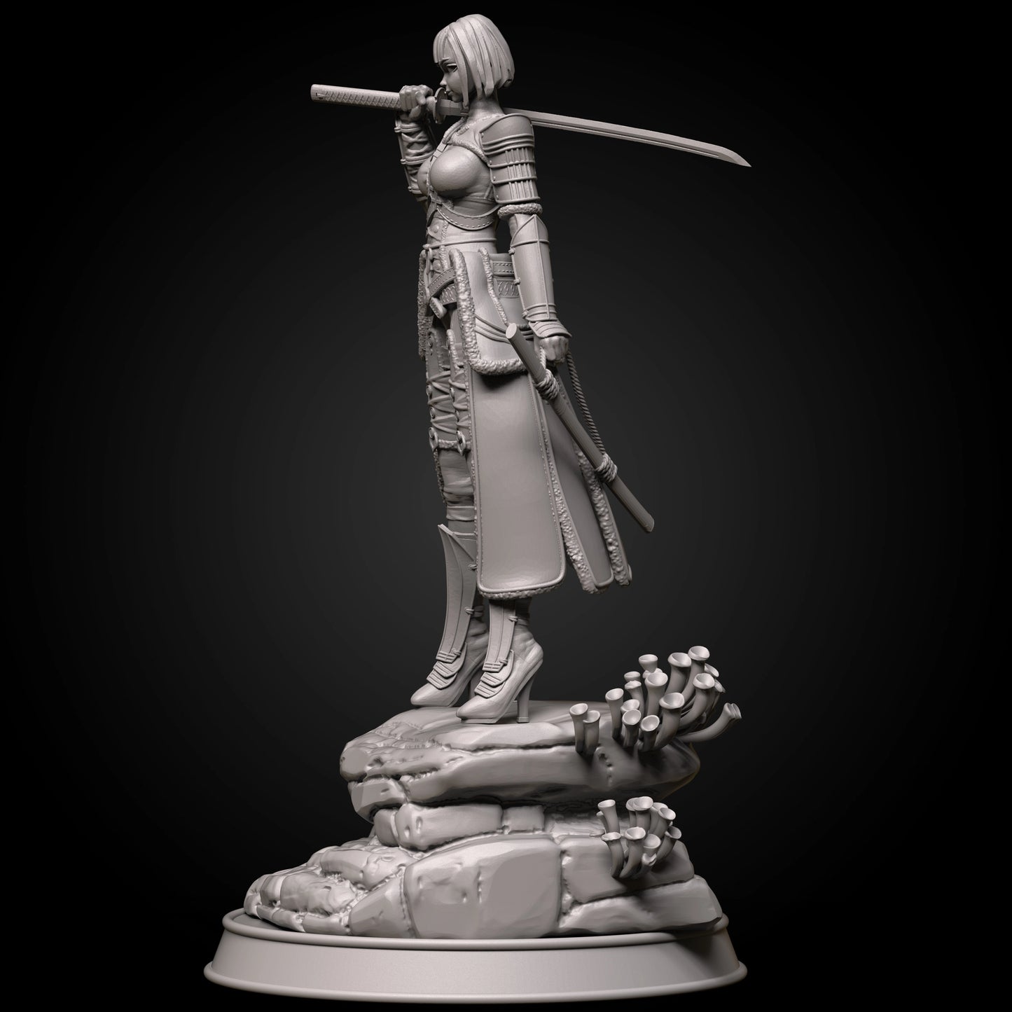 Z Kino - Samurai - 75mm Pin Up/Figure/Model/Diorama