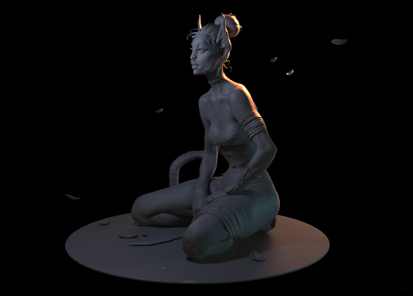 Z Kino - Catwoman - 75mm Pin Up/Figure/Model/Diorama