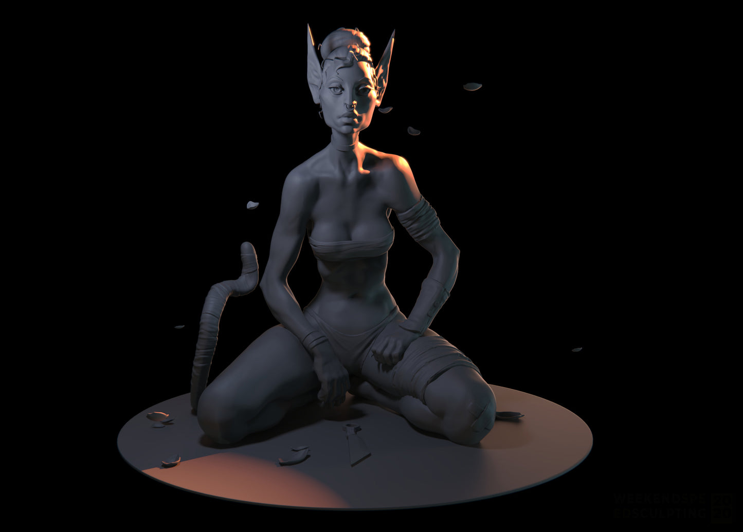 Z Kino - Catwoman - 75mm Pin Up/Figure/Model/Diorama