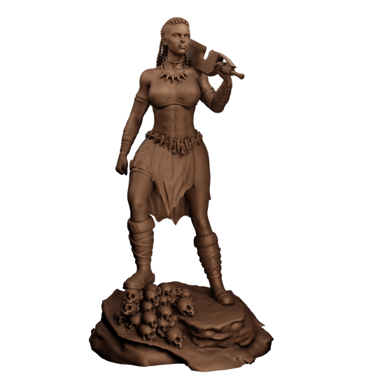 Dimi Mini - Half-Orc Chronicles - Azura Bloodaxe w/sword - 32/75mm Pin Up/Figure/Model/Diorama