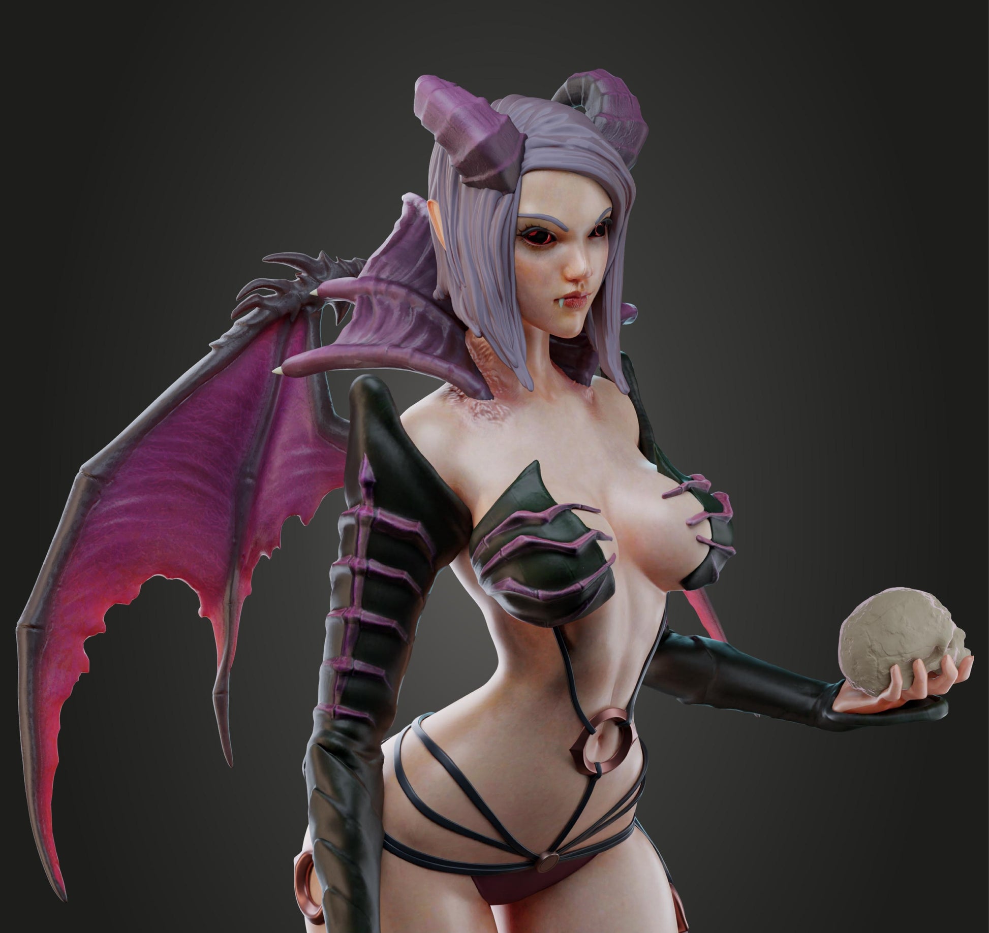 AMCM Studios - Scarlet Bloodmoon - 32/75mm Pin Up/Figure/Model/Diorama - Helios3DPrinting