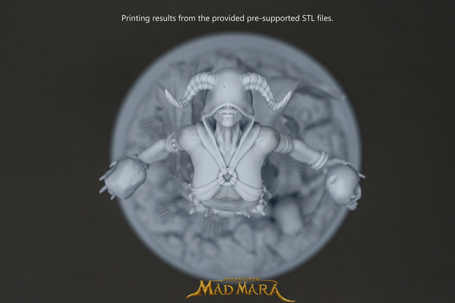 Mad Mara Miniatures - Gravechantress Vaelara - 150mm Pin Up/Figure/Model/Diorama