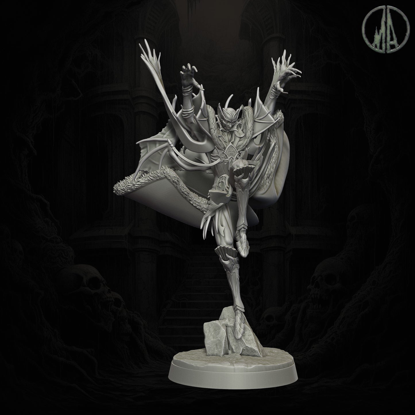 Monolith Arts - Echoes of the Void - Vampire Lord #1 - DnD/TTRPG Figure/Miniature
