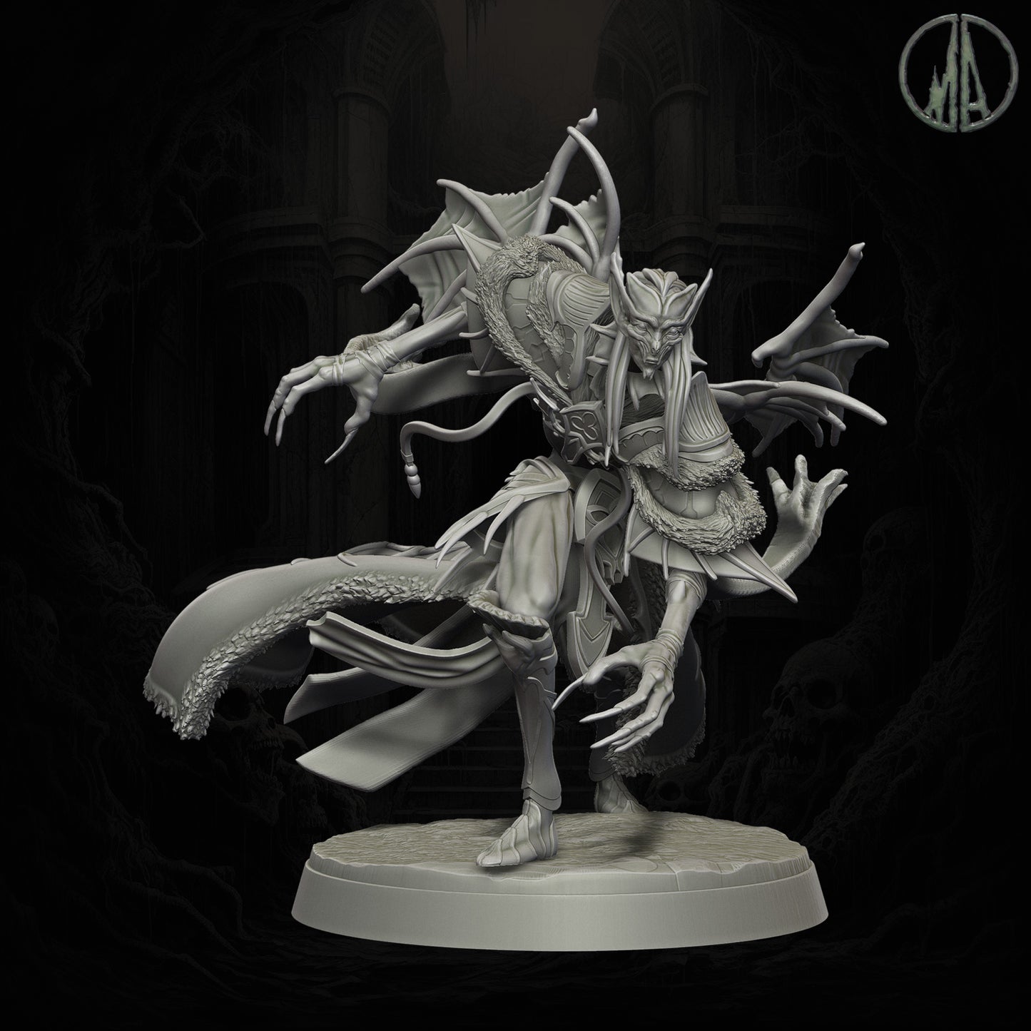 Monolith Arts - Echoes of the Void - Vampire Lord #2 - DnD/TTRPG Figure/Miniature