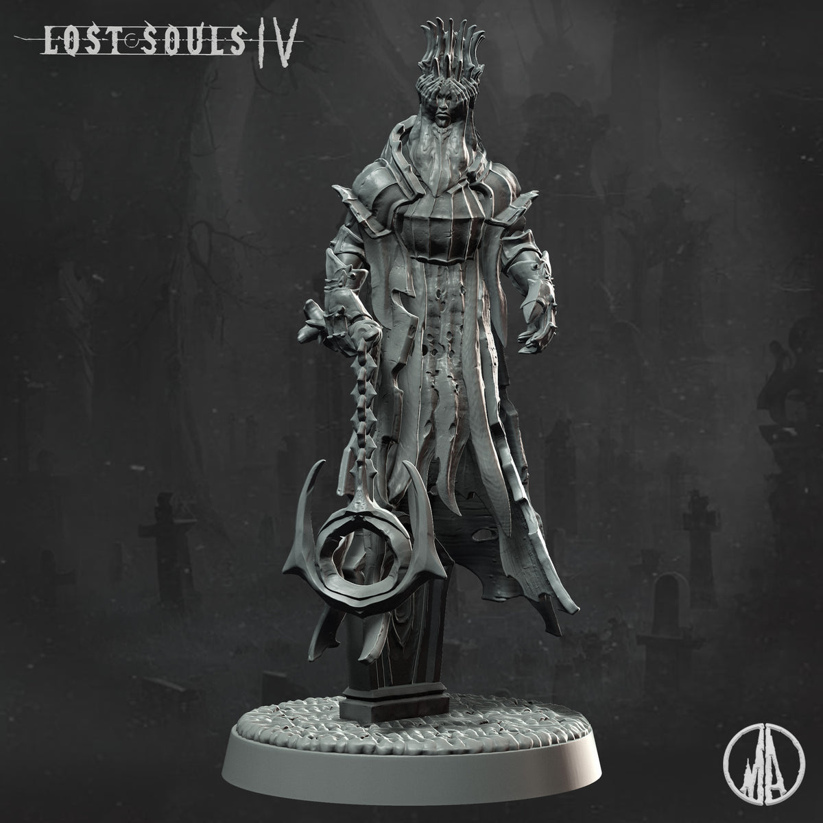 Monolith Arts - Lost Souls IV - Vengeful Haunt #3 - DnD/TTRPG Figure/Miniature