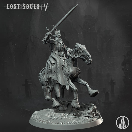 Monolith Arts - Lost Souls IV - Vengeful Haunt Rider - DnD/TTRPG Figure/Miniature
