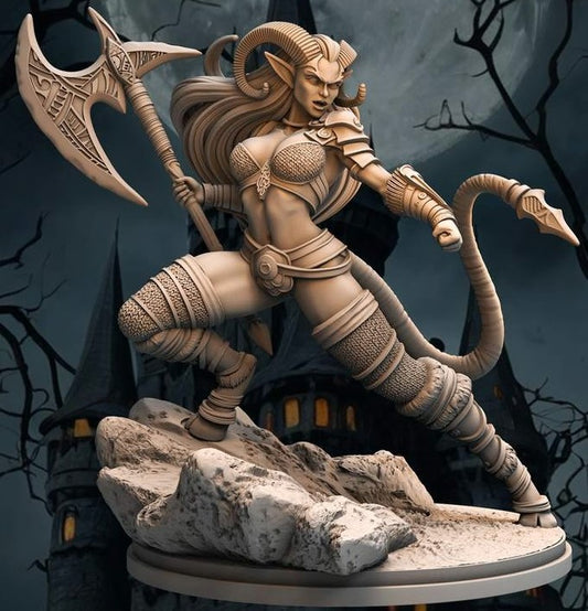 Print Fantasy - Heroes of Eldengaard 2 - Virelia Nightthorn - 75mm Pin Up/Figure/Model/Diorama