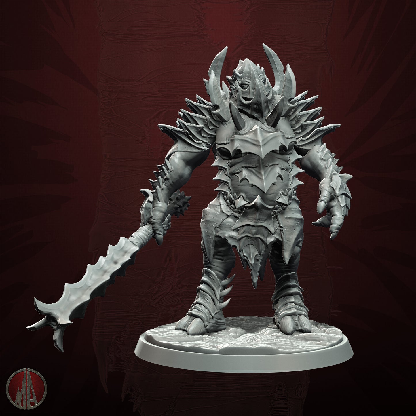 Monolith Arts - Orc Horde - Ogre Vuzashi #1 - DnD/TTRPG Figure/Miniature
