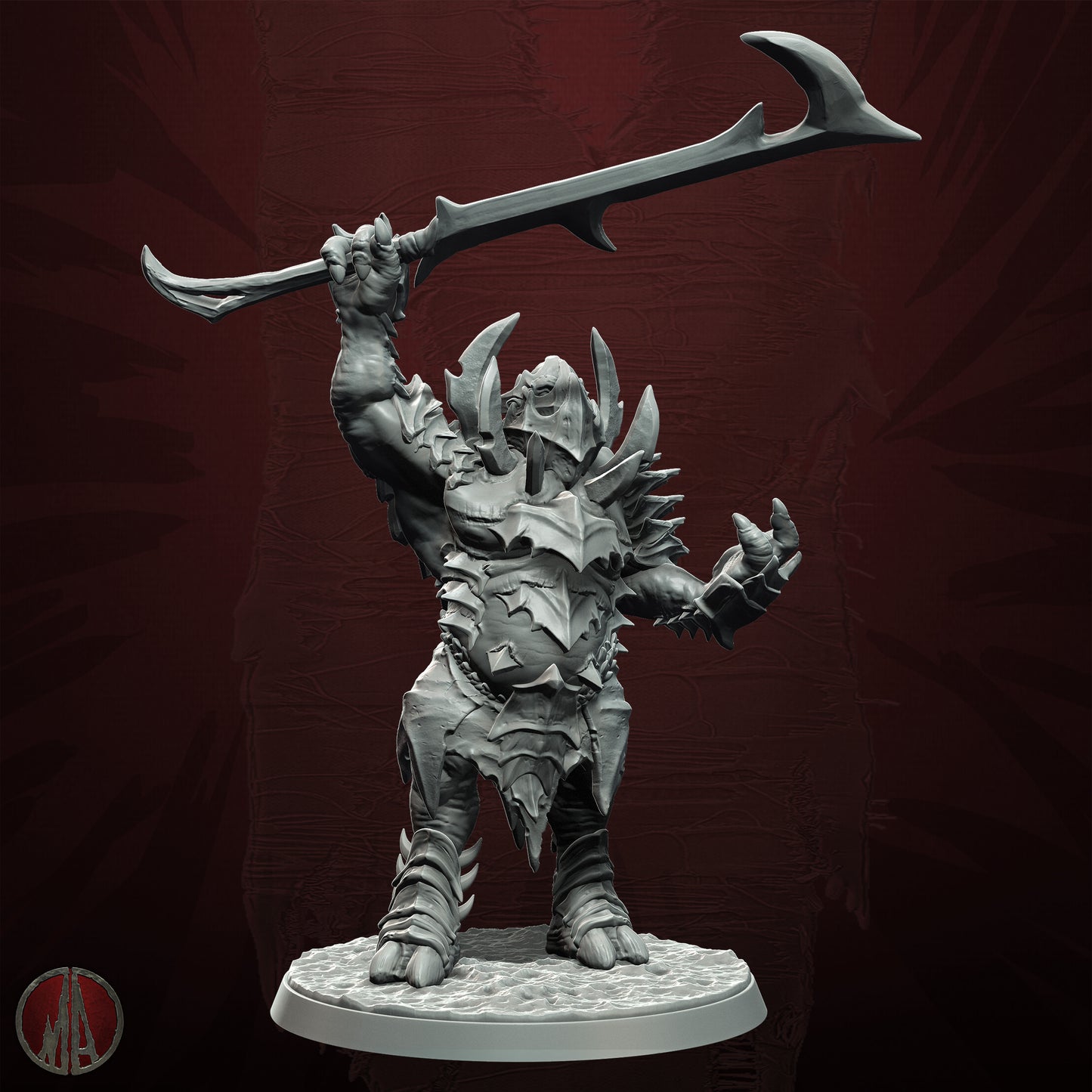 Monolith Arts - Orc Horde - Ogre Vuzashi #3 - DnD/TTRPG Figure/Miniature