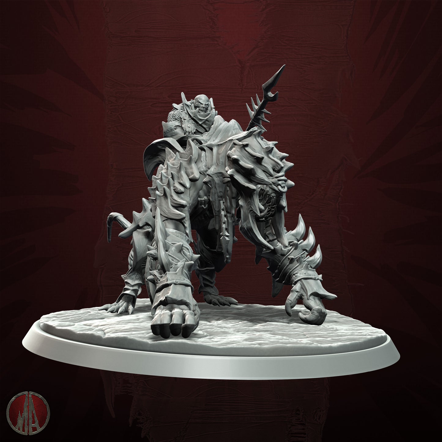Monolith Arts - Orc Horde - Warg Grishug - DnD/TTRPG Figure/Miniature
