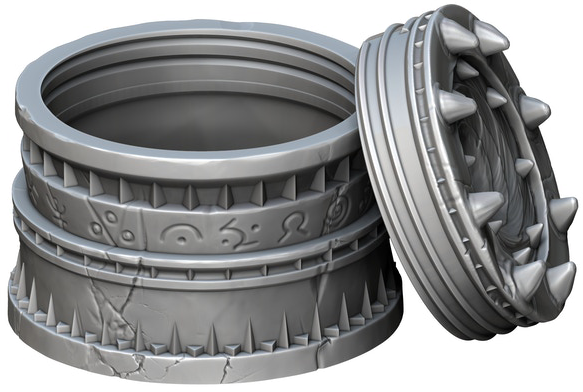 Ars Moriendi - Mythic Dice Box - Warlock - DnD/TTRPG/Roleplaying/Wargames - Helios3DPrinting