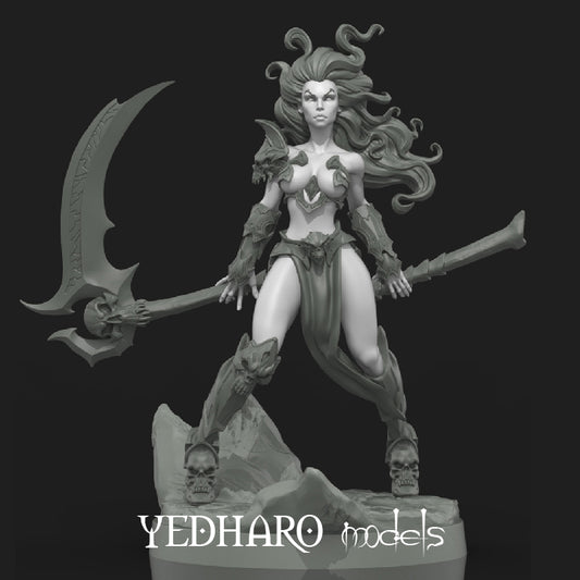Yedharo Models - Warrior Girl #1 - 32/75mm Pin Up/Figure/Figurine/Diorama - Helios3DPrinting