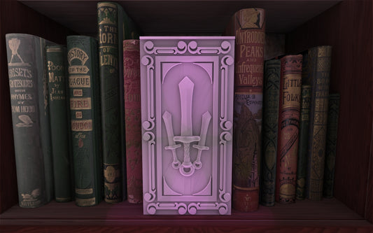 Crosslances - Book Nook/Shelf Insert - Fighter