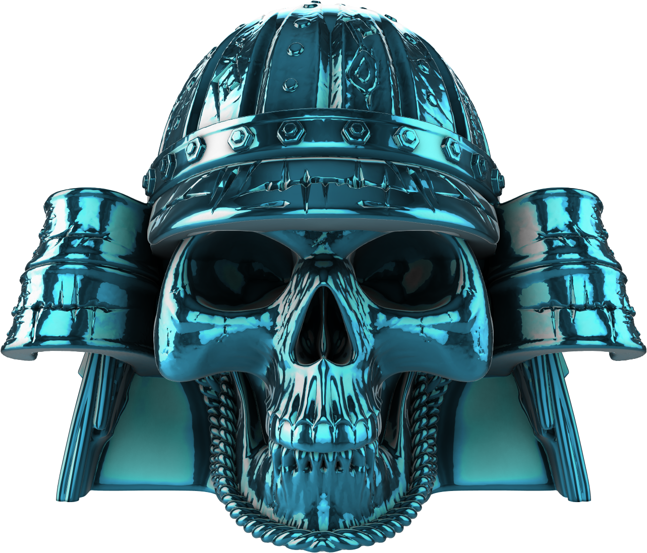 Digital Creative Works - Skull Desk Organiser - Warrior - Prop/Decoration