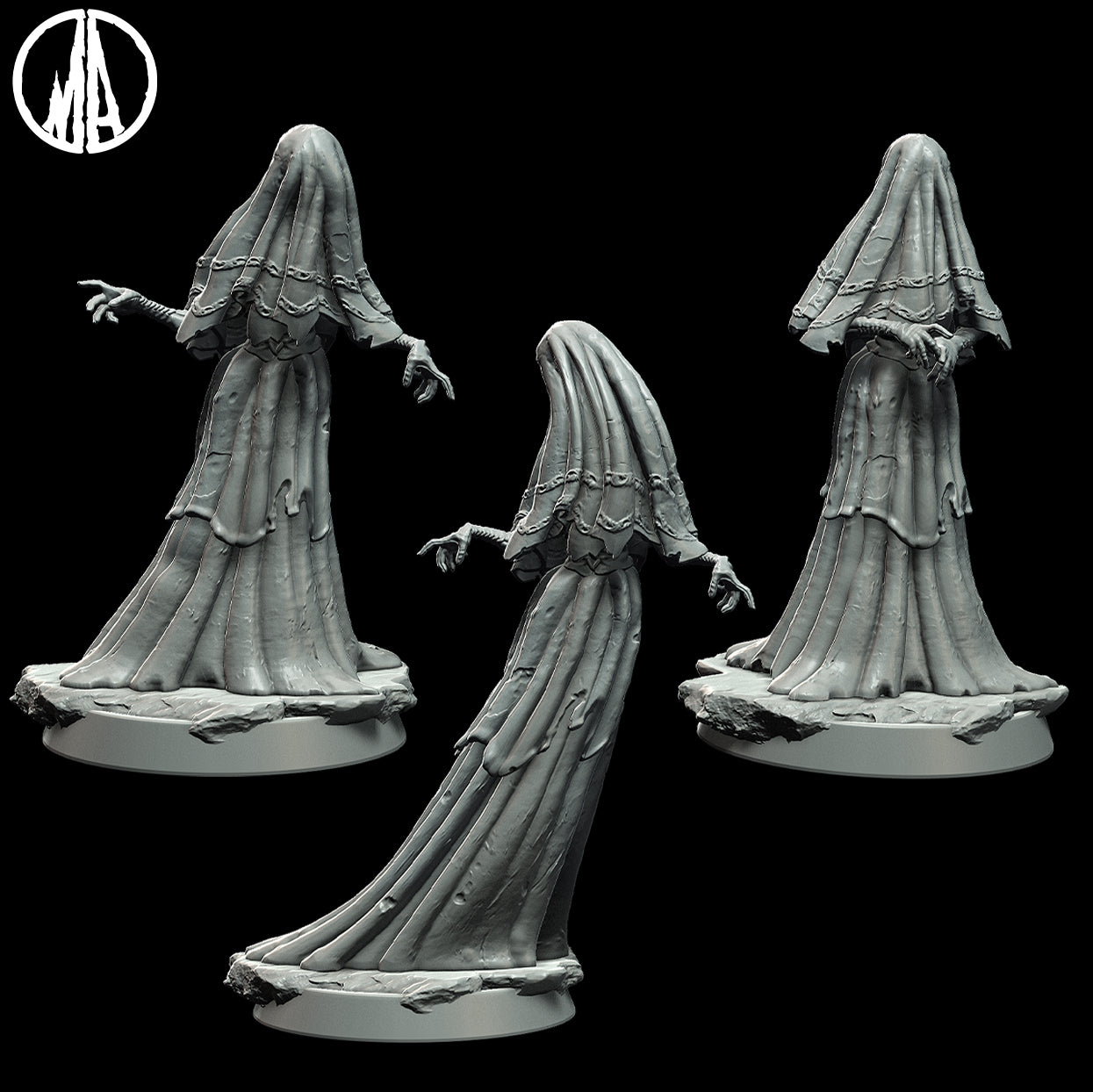 Monolith Arts - Lost Souls - Weeping Widow - DnD/TTRPG Figure/Miniature